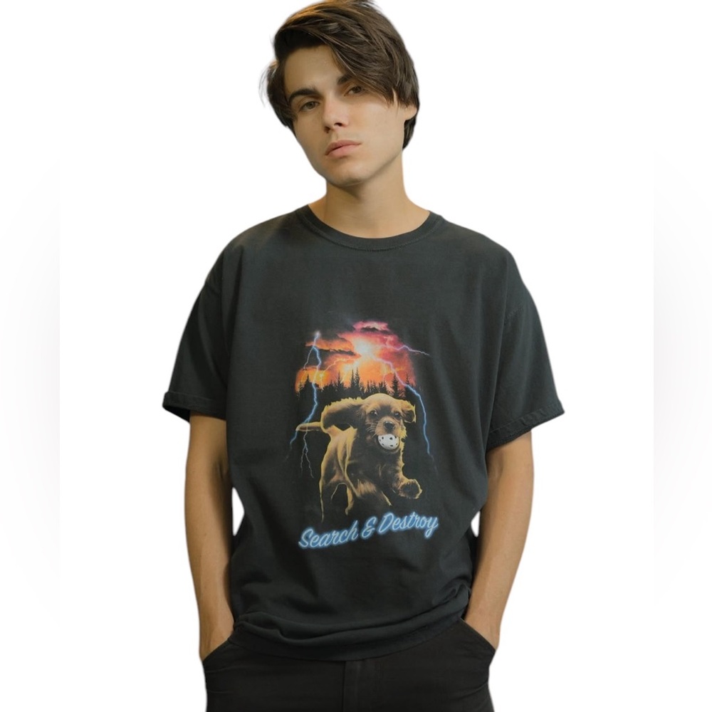 Pretty Vacant Thunder Puppy Search and Destroy Ball Unisex Tee T-shirt Shirt